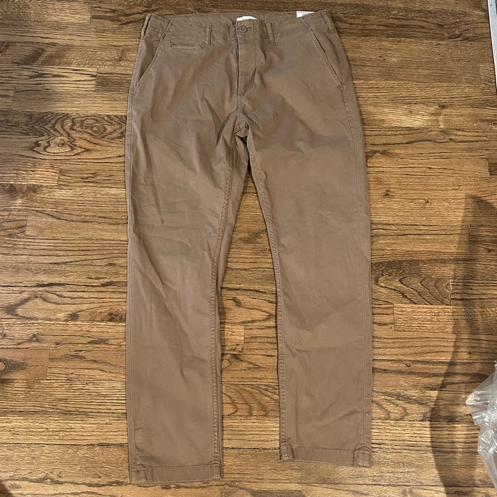 Sun + Stone Men's Brown Chinos